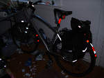 Reflective Tape on a Bicycle